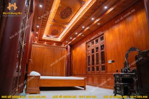 Tổng Hợp Những Mẫu Trần Gỗ Phòng Ngủ Đẹp – Sang Trọng | Nhà Gỗ Hoàng Mai